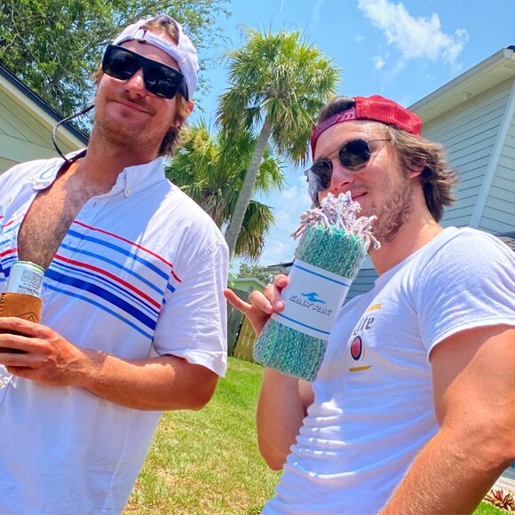 Salt Rag Beach Towel - "Green Hippie Rag" [Sand Free Turkish Beach Towel] - Picture 4 of 4